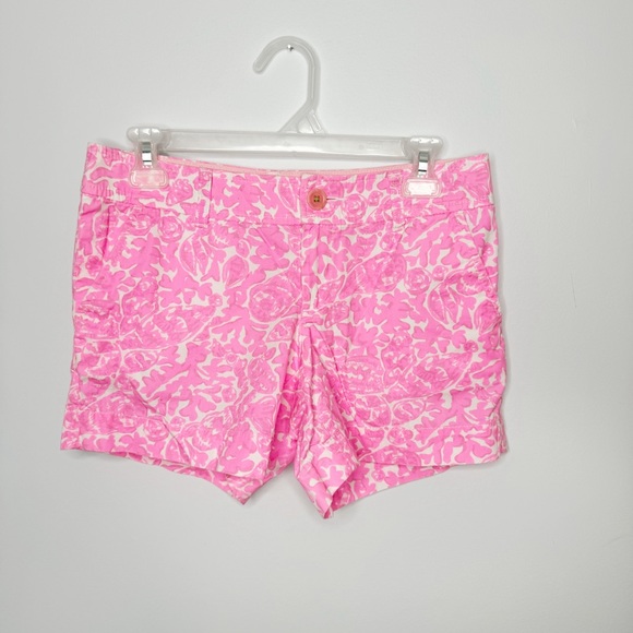 Lilly Pulitzer Callahan Shorts Cosmo Pink Party 2 - Picture 2 of 7